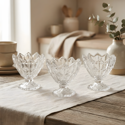 Glass Bowl Set 3 Pcs